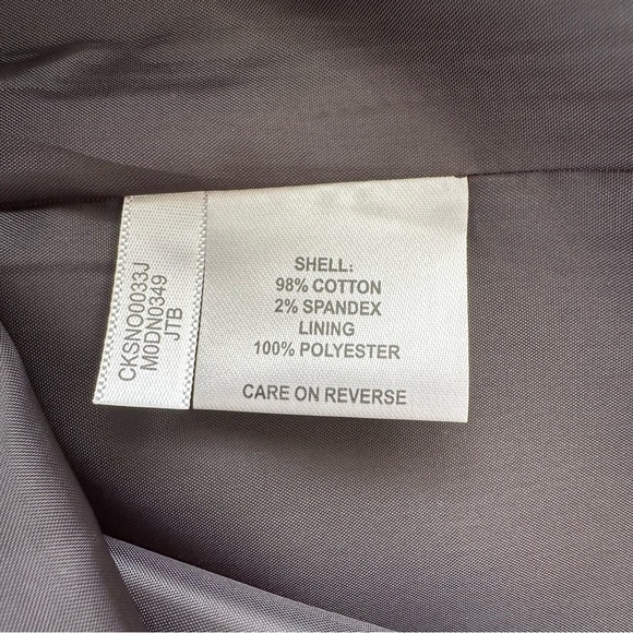 Calvin Klein mini skirt in a cotton/spandex blend, lined, NWT - Picture 12 of 13